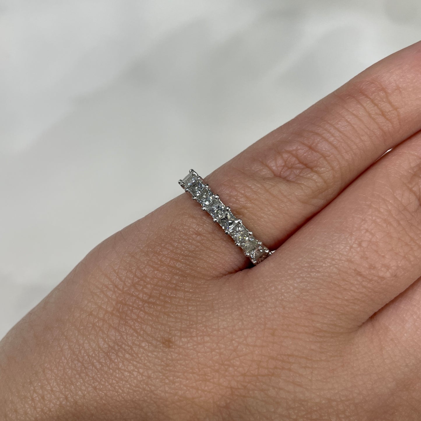 Princess Cut Diamond Eternity Ring