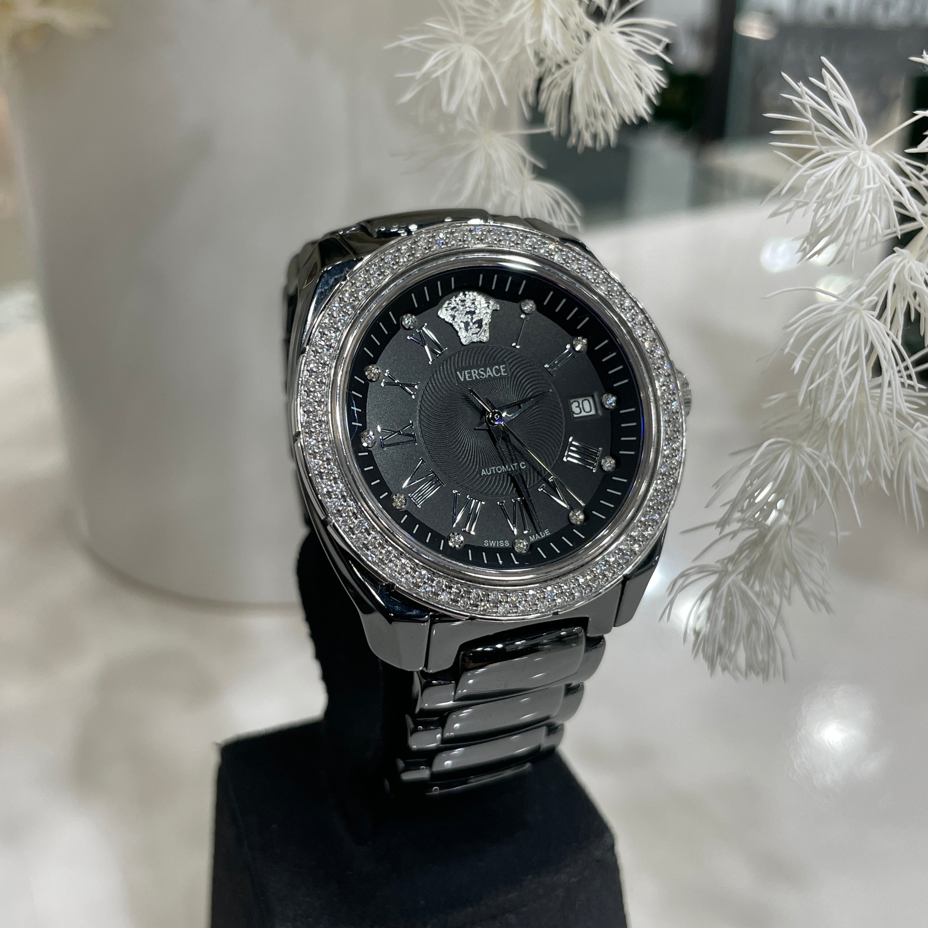 Automatic Watches Versace Watch Diamond Versace Dylos Diamonds