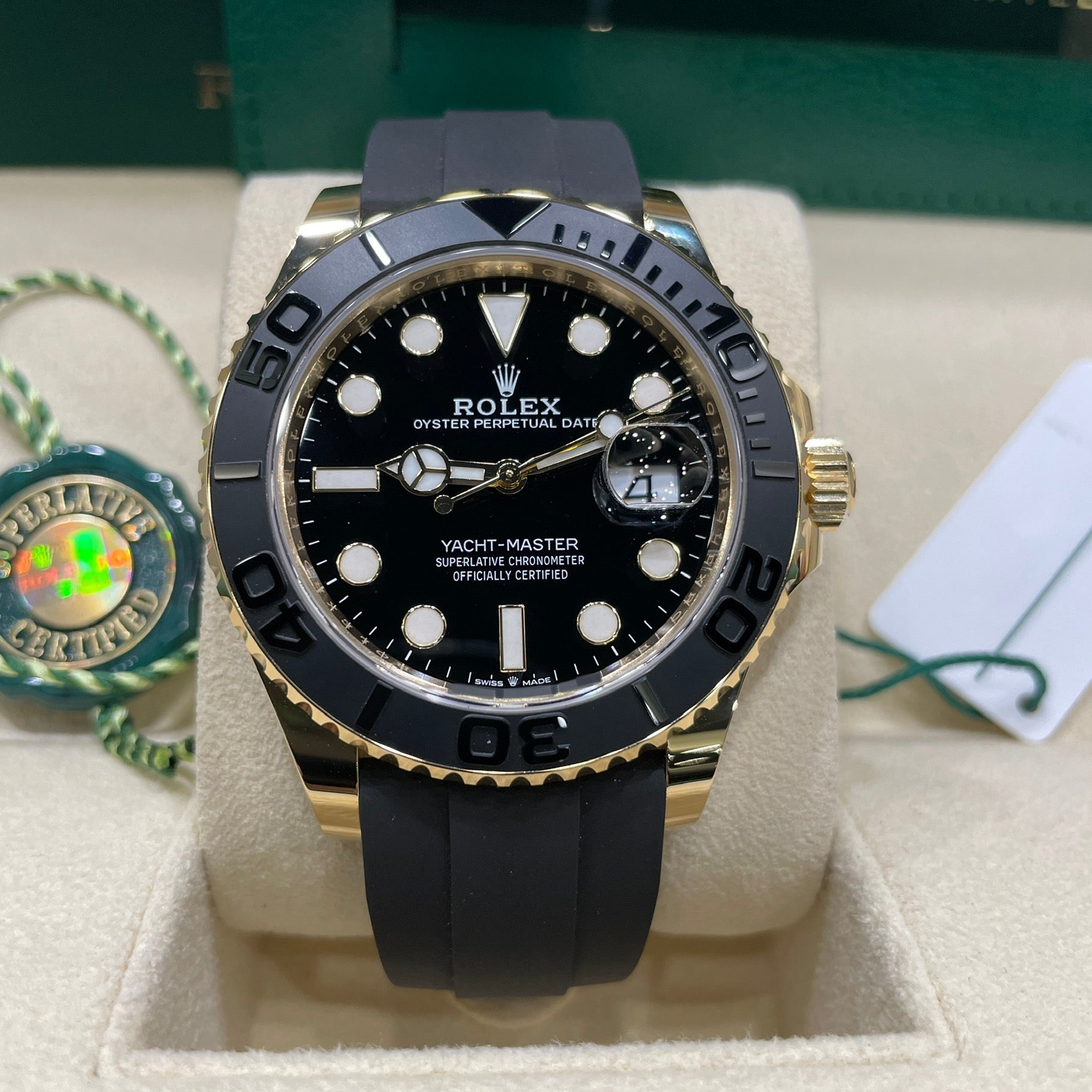 Rolex yacht master hot sale 42 rubber strap